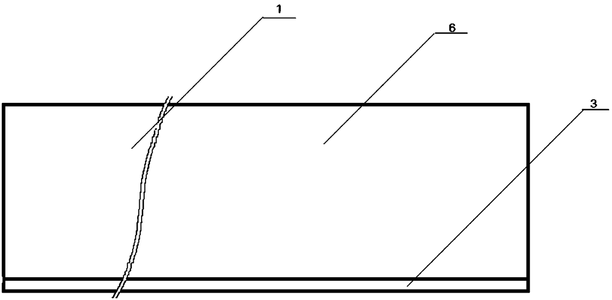 Planar inner wallboard with wood ribs and stone plastics