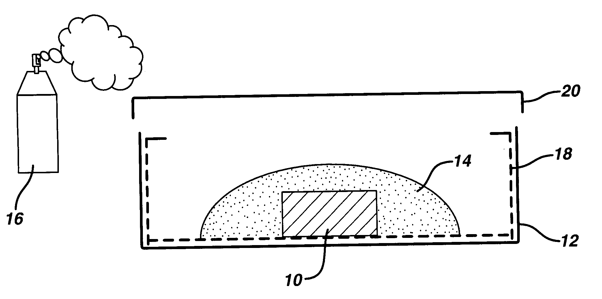 Foam pretreatment for medical instruments