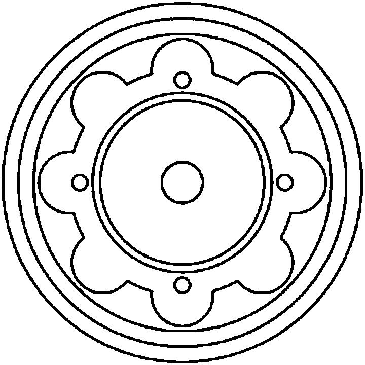 Inclined shaft section sucker rod universal joint type connecting device in ground driven oil recovery screw pump well