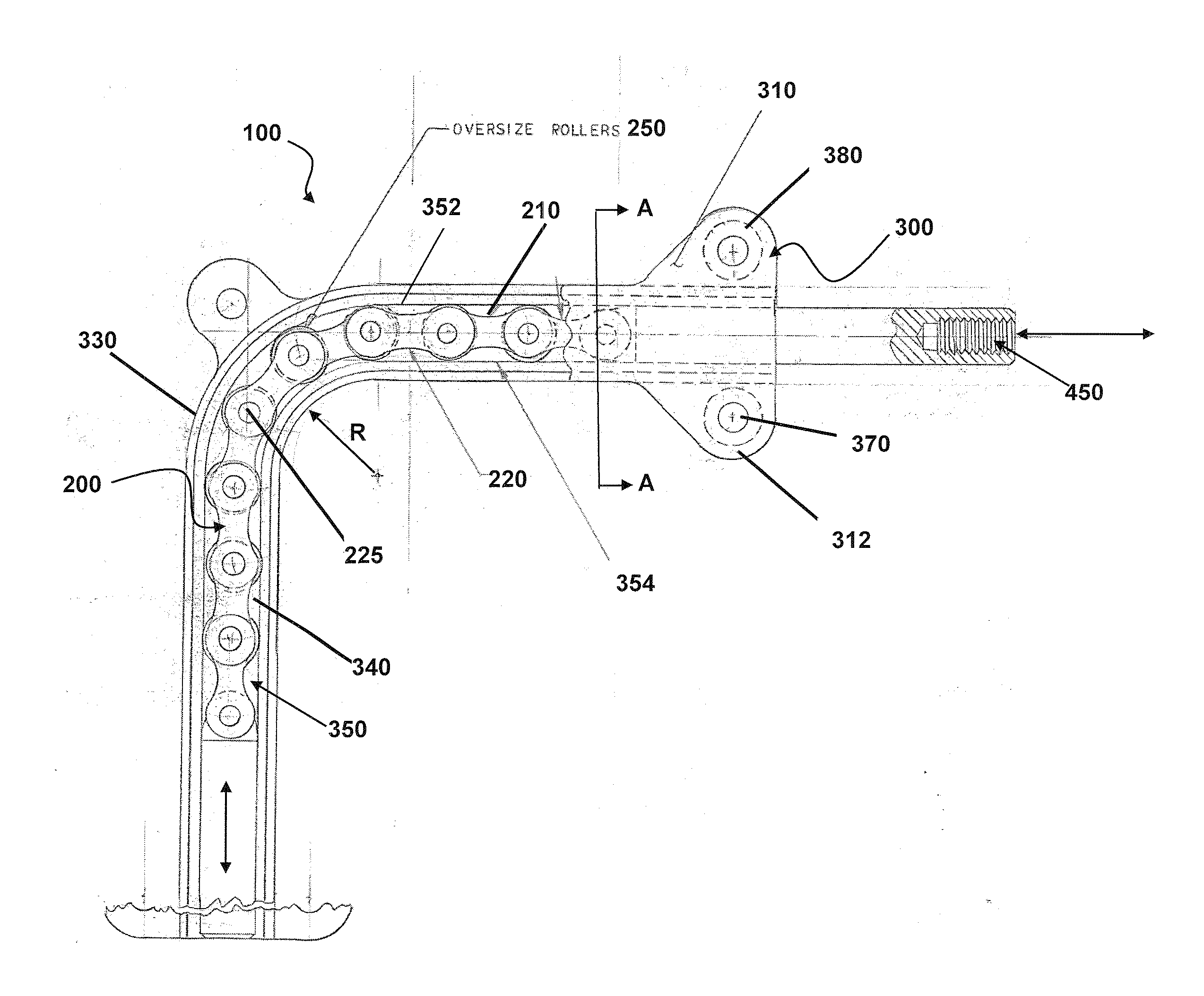 Force transfer assembly