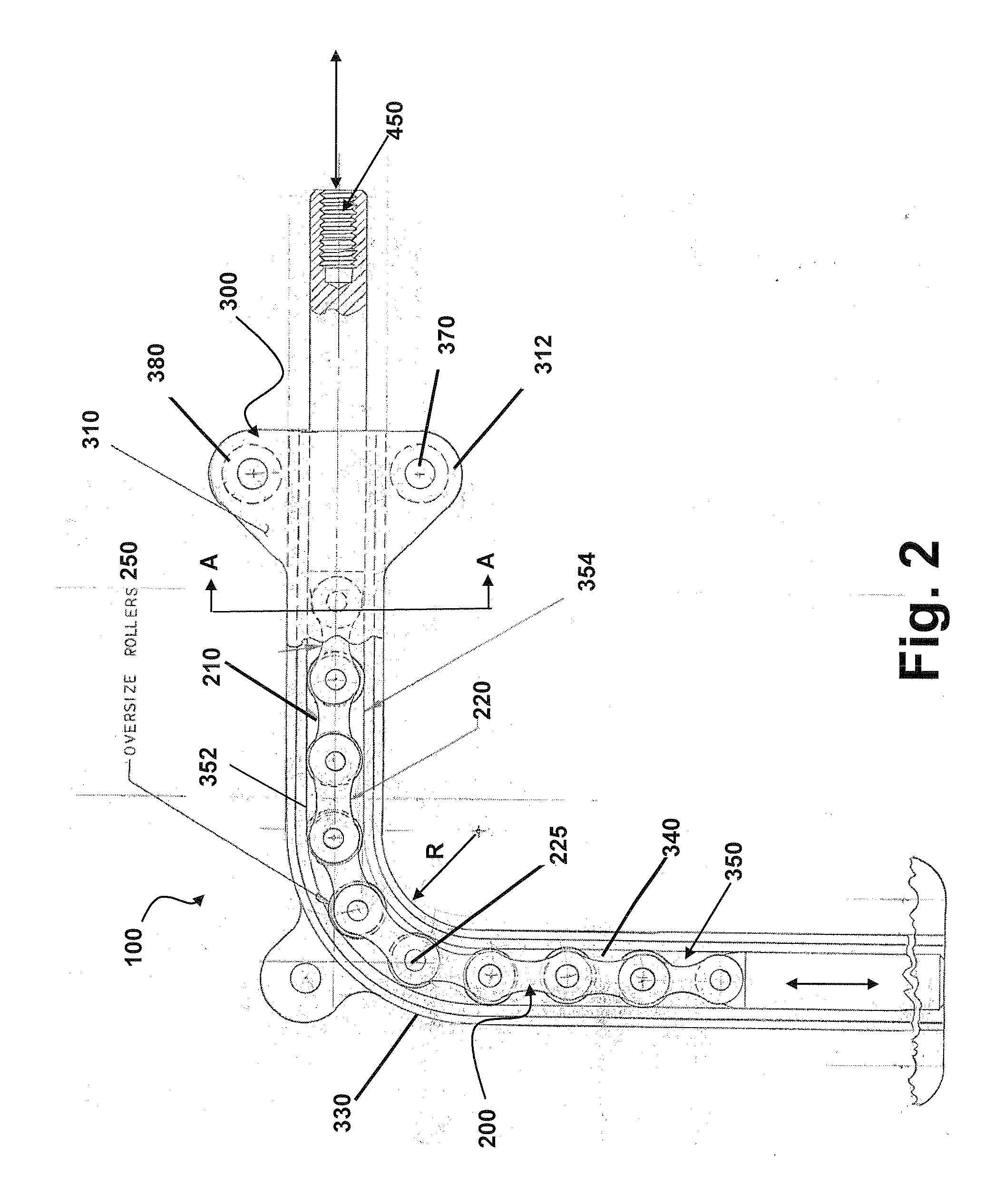 Force transfer assembly