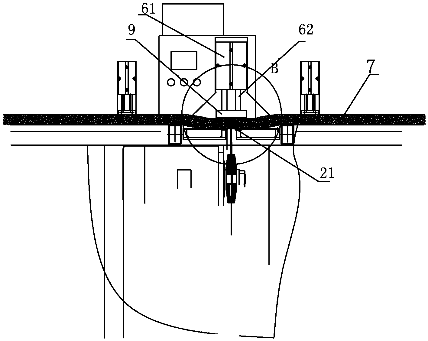 Cutting equipment for rubber hose production line