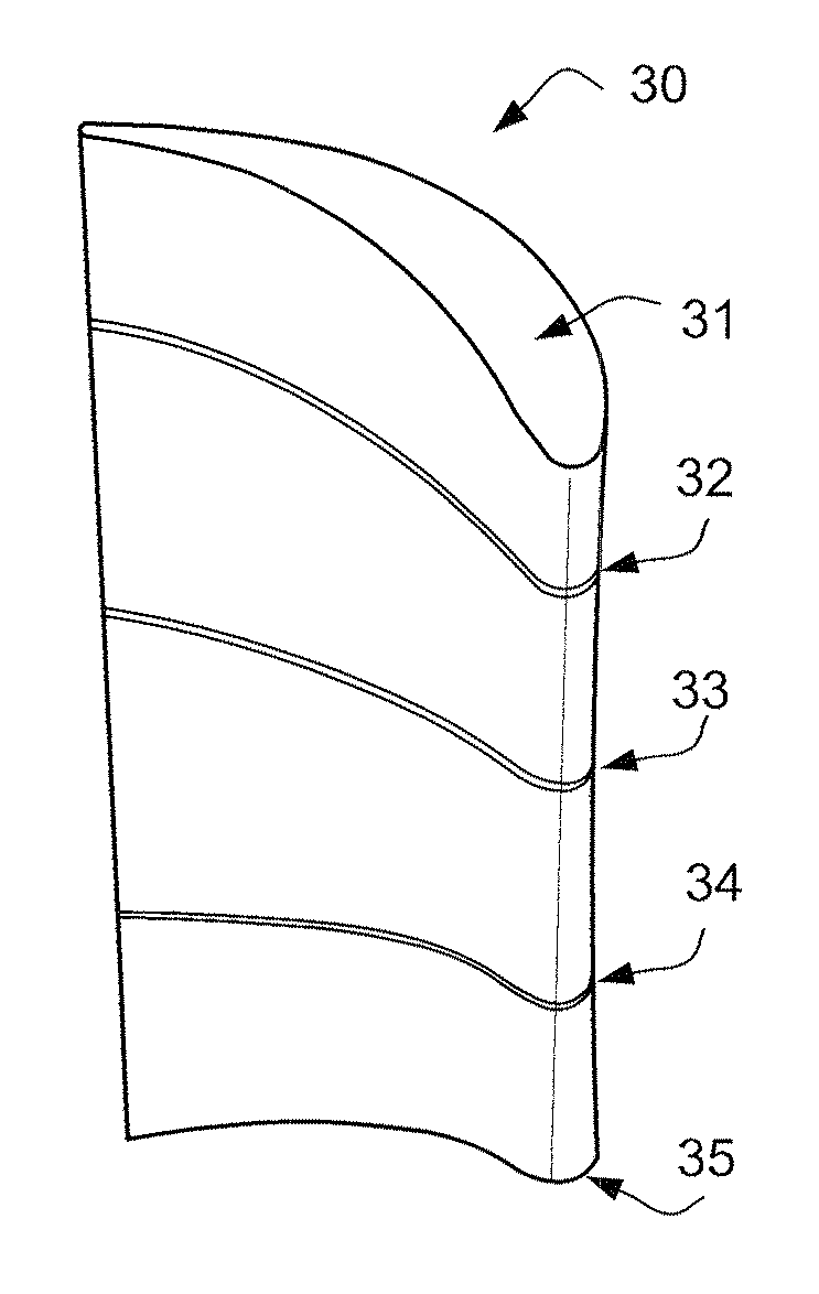 Method of clocking a turbine by reshaping the turbine's downstream airfoils