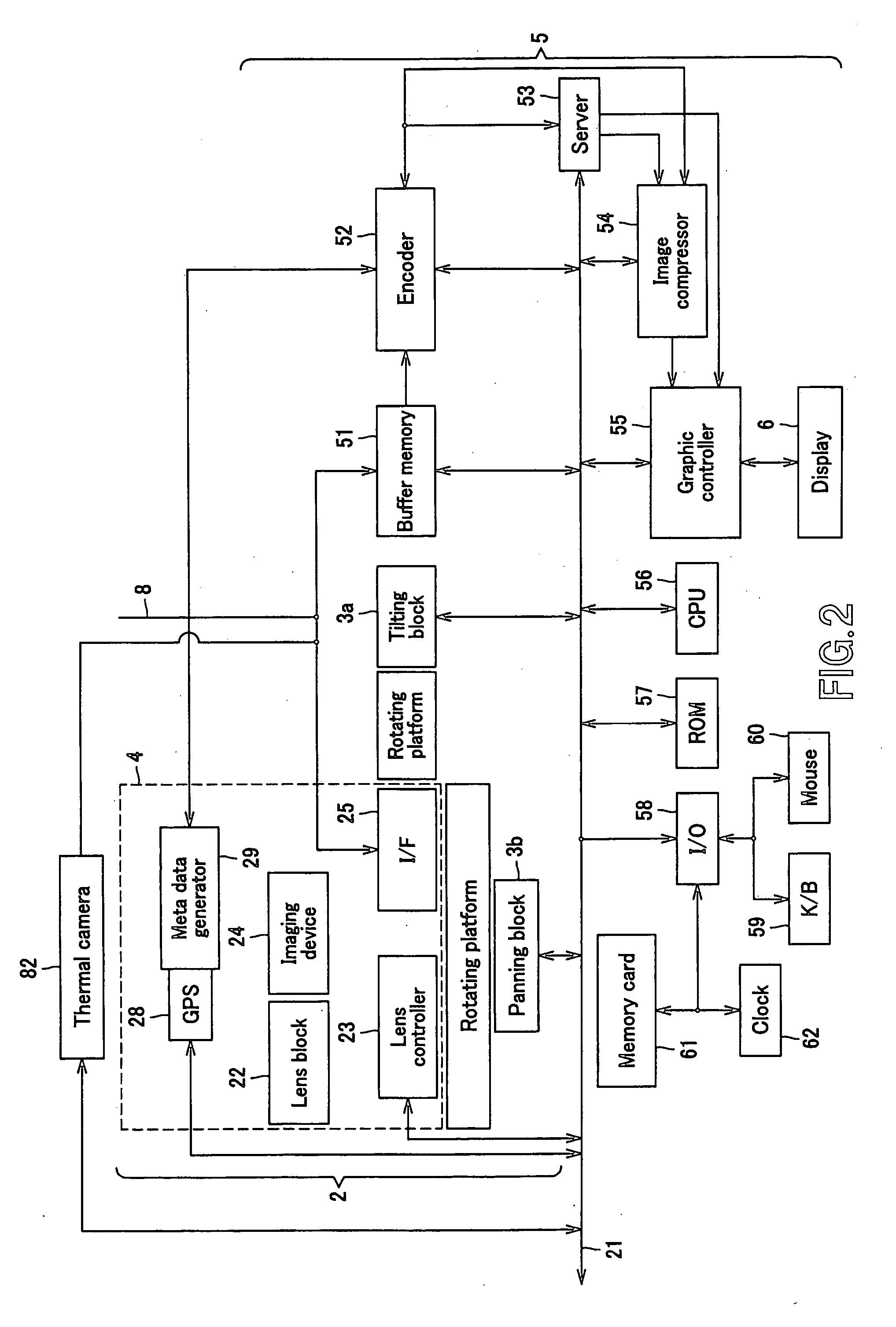 Imaging device and method, computer program product on computer-readable medium, and imaging system