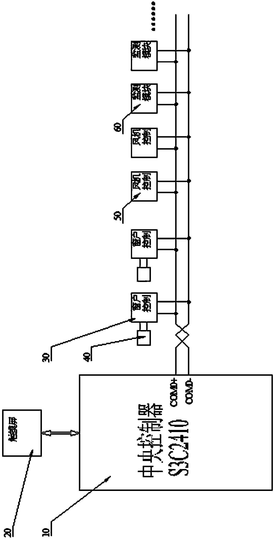 Purifying and regulating system for dual monitoring of indoor air and outdoor air