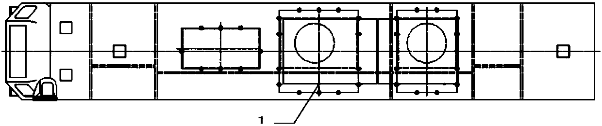 Detachable top cover of locomotive