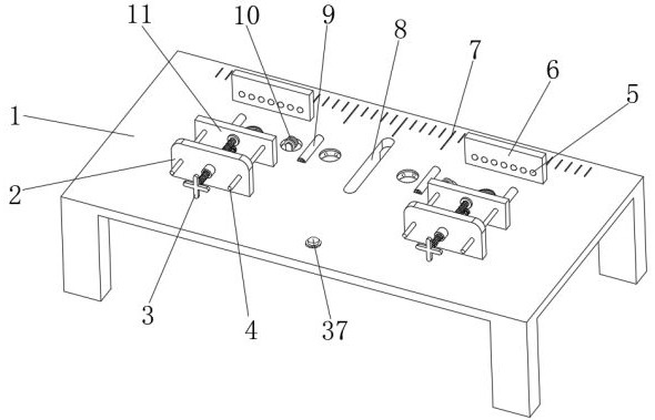 Steel fixing structure for high-rise steel structure machining