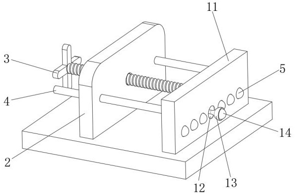 Steel fixing structure for high-rise steel structure machining