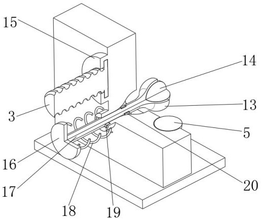 Steel fixing structure for high-rise steel structure machining