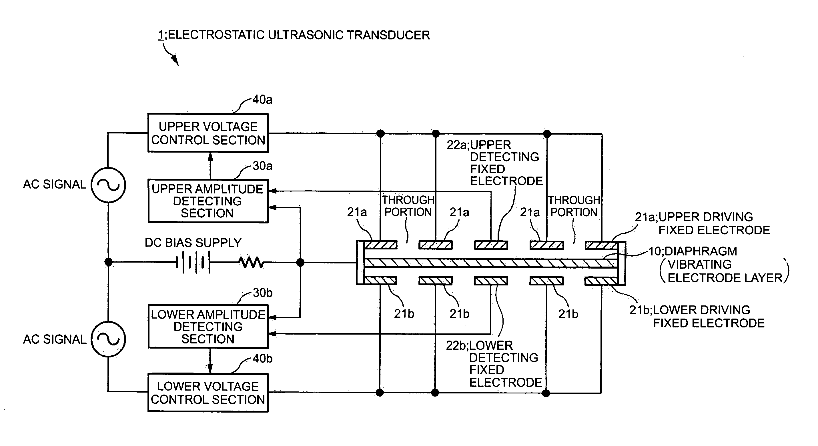 Ultrasonic transducer, ultrasonic speaker, and method of controlling the driving of ultrasonic transducer