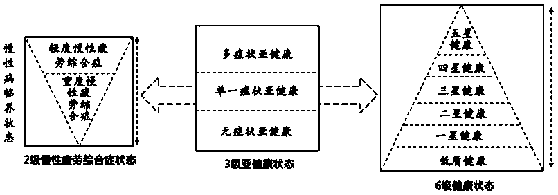 Network intelligent health self-testing evaluating system