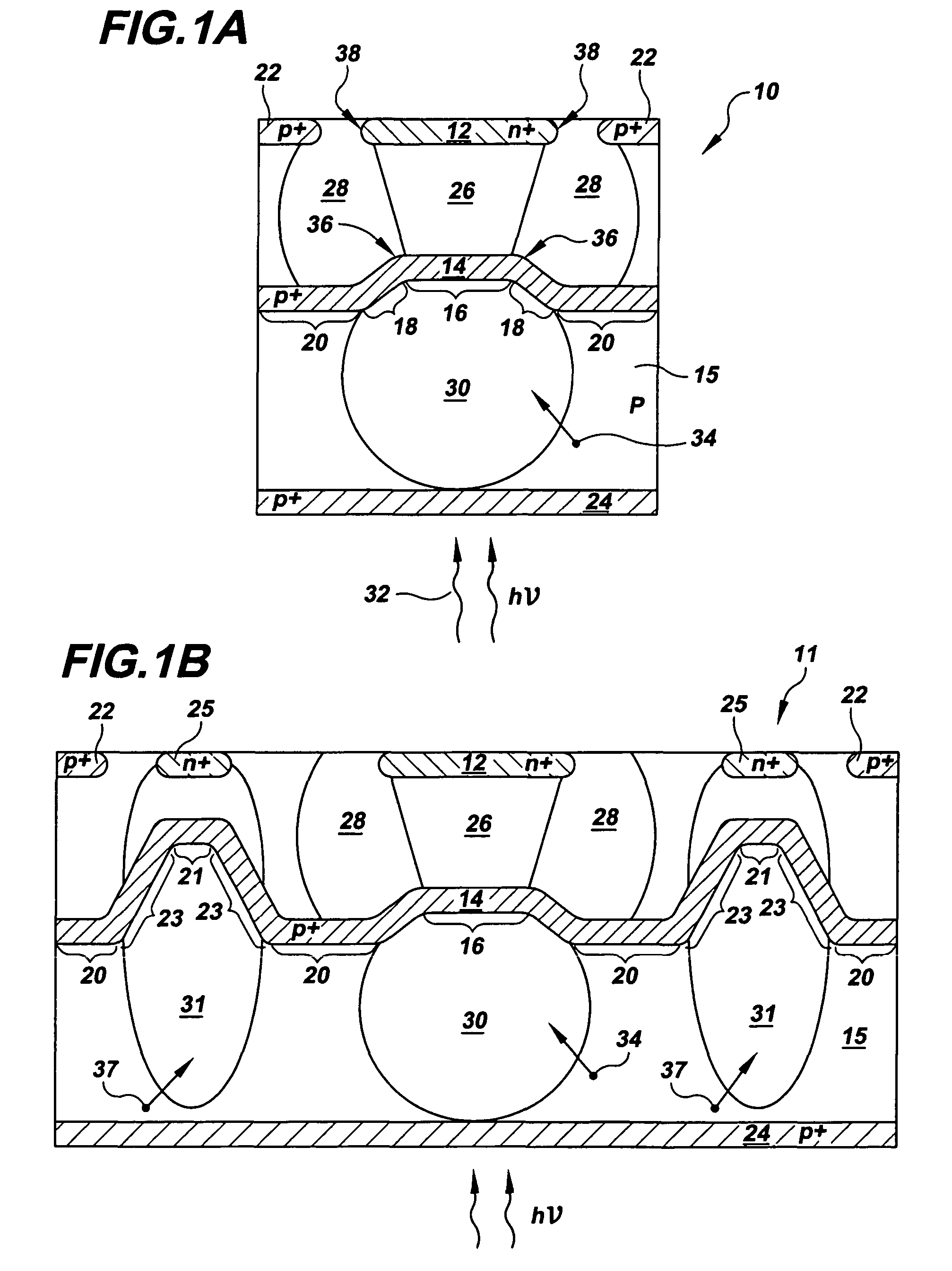 High fill-factor avalanche photodiode