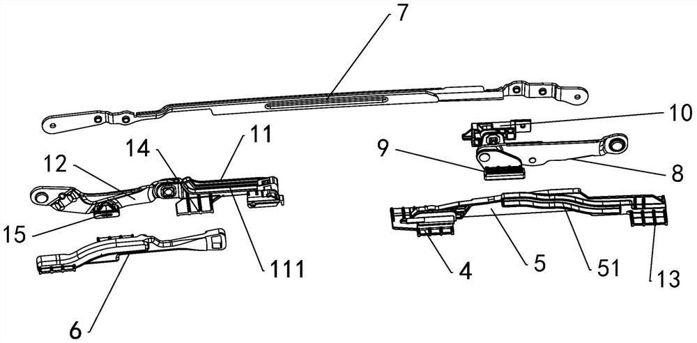 Panoramic sunroof assembly and working method thereof