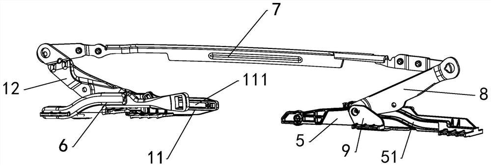 Panoramic sunroof assembly and working method thereof