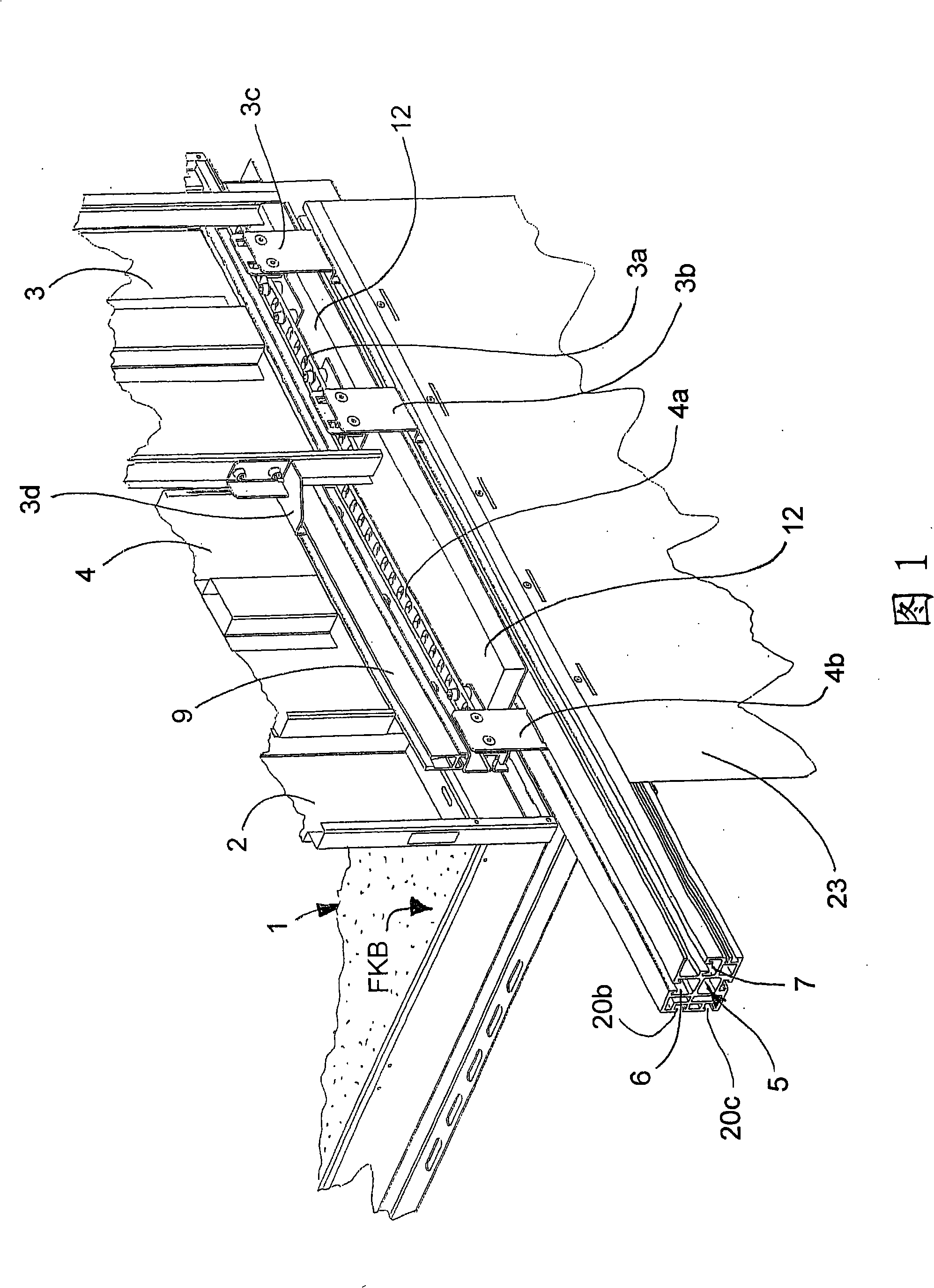 Elevator door sill with hidden guide