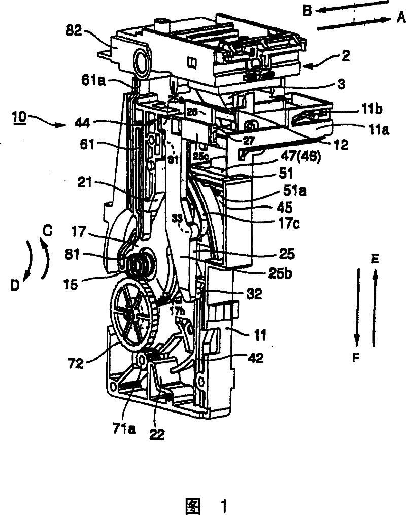 Cleaning device and ink-jet printer