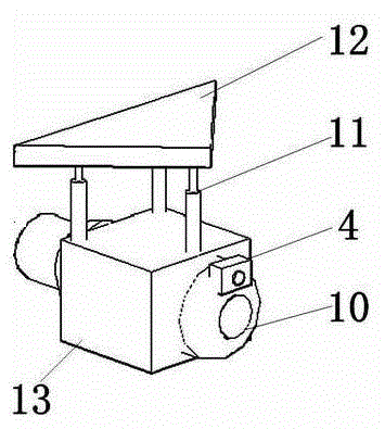 Fuel giving machine active search type aerial refueling auxiliary device for aircrafts