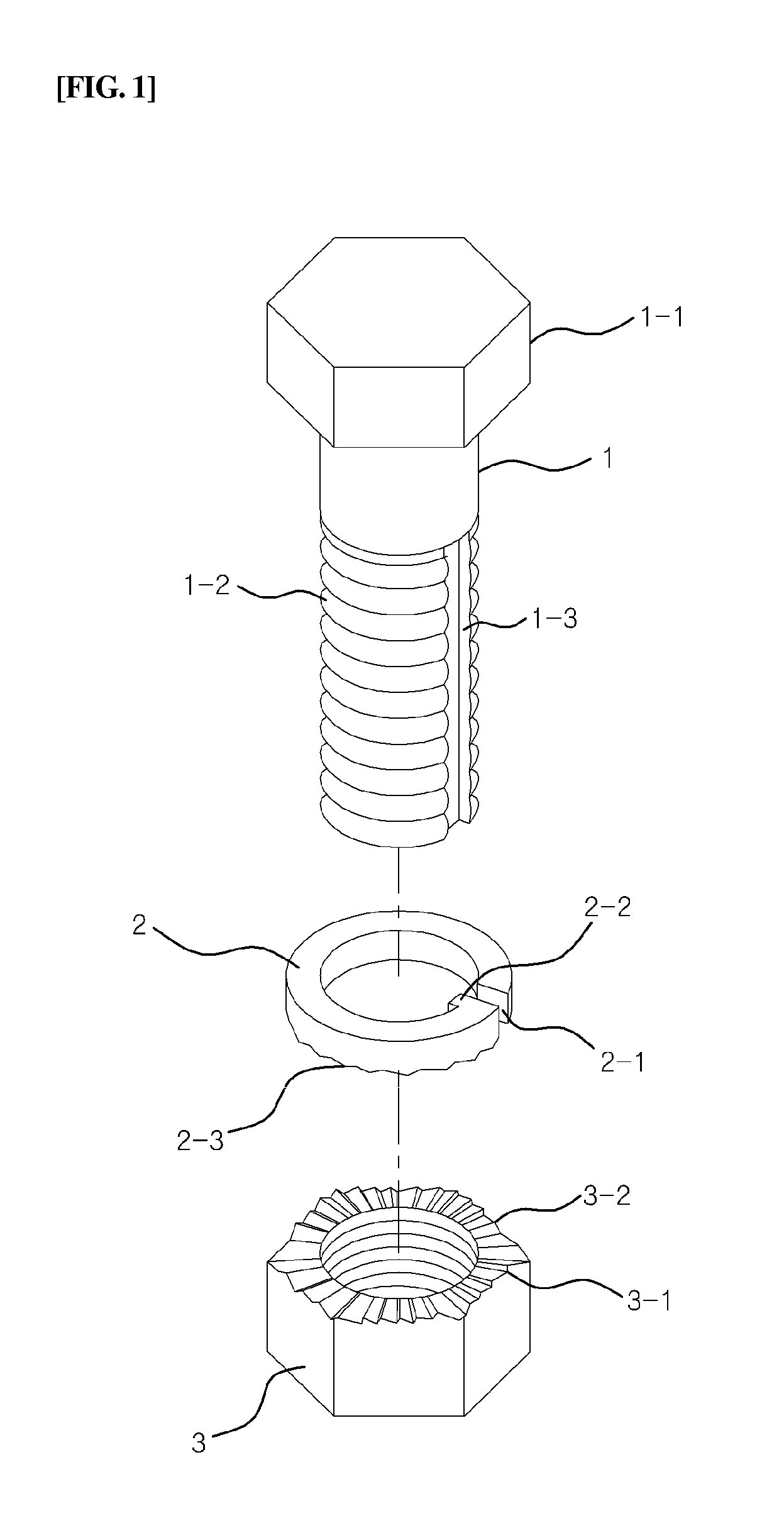 Self-locking bolt nut assembly