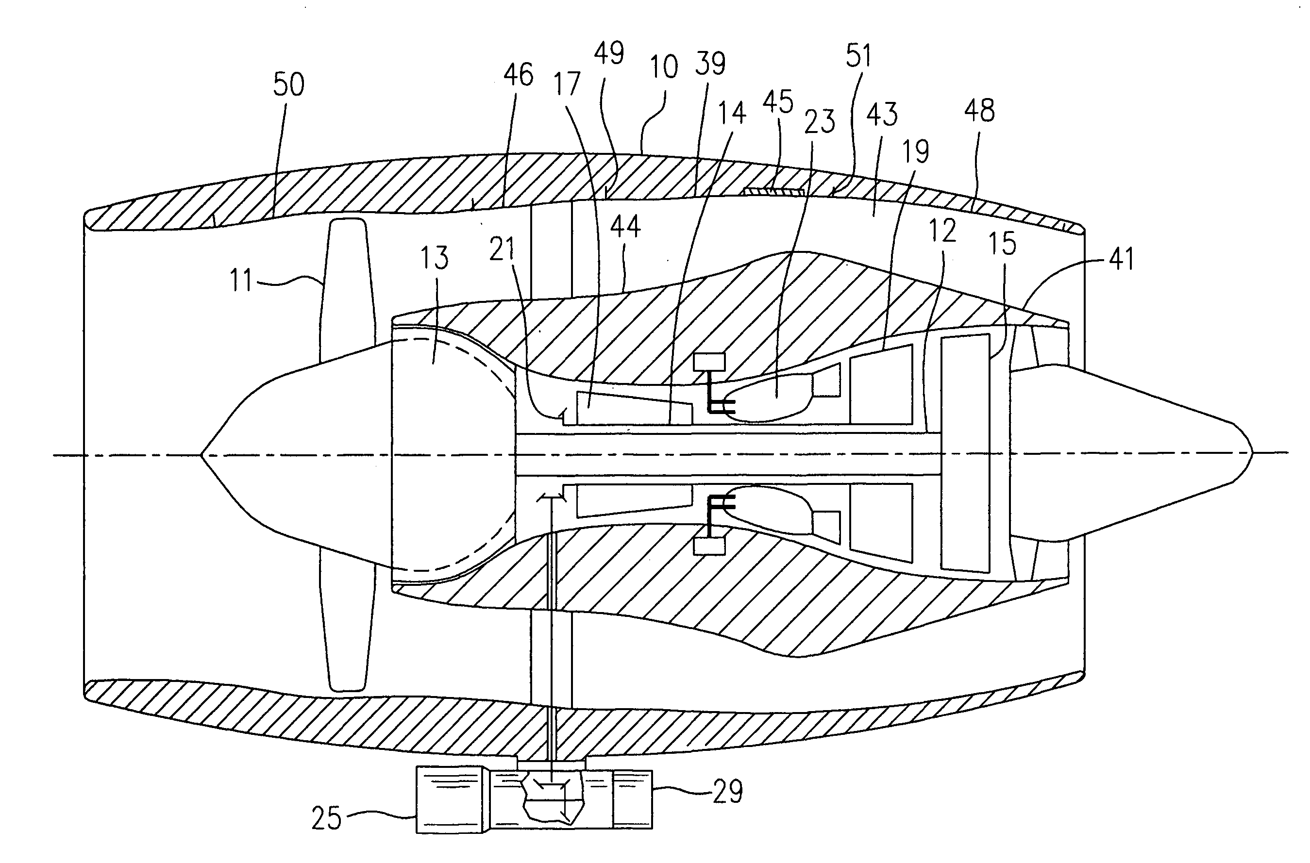 Bypass duct fluid cooler