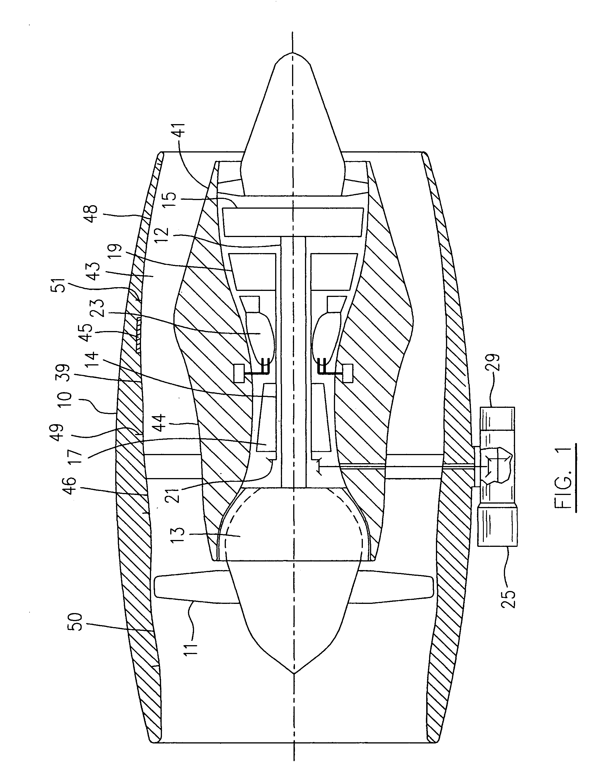 Bypass duct fluid cooler