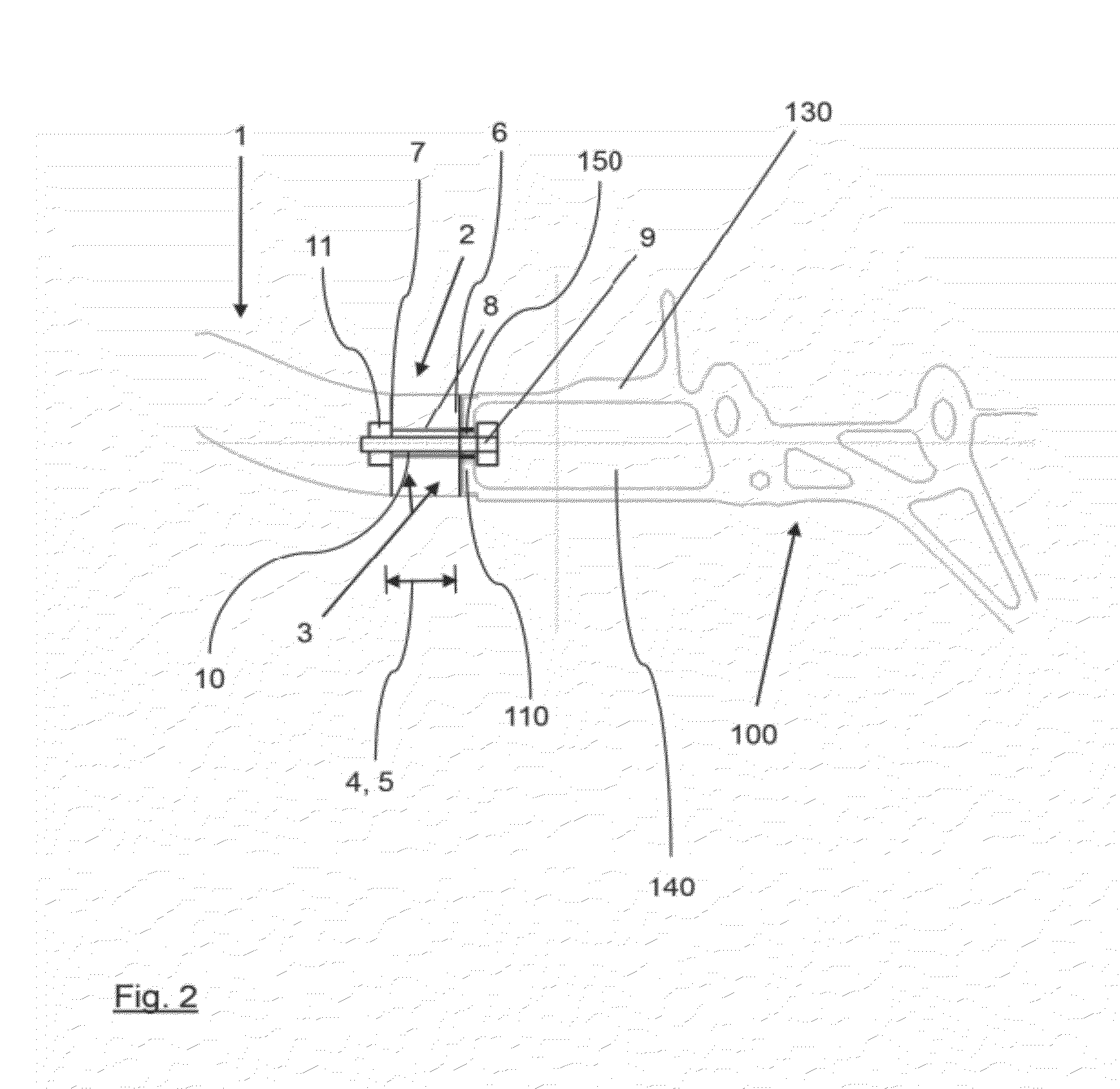 Crash structure for attachment to a front subframe for a motor vehicle