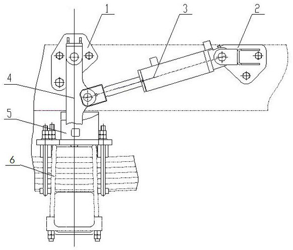 Front rigid-flexible conversion device for highway-railway dual-purpose vehicle and highway-railway dual-purpose vehicle