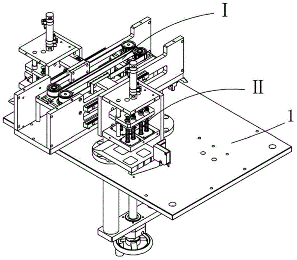 Transport mechanism capable of rising and falling