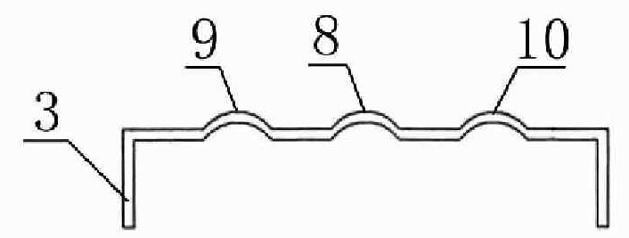 A stamping connector and its light steel structure stiff frame