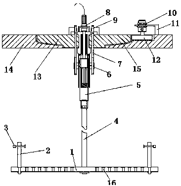 Rotatable lifting device for automobile maintaining