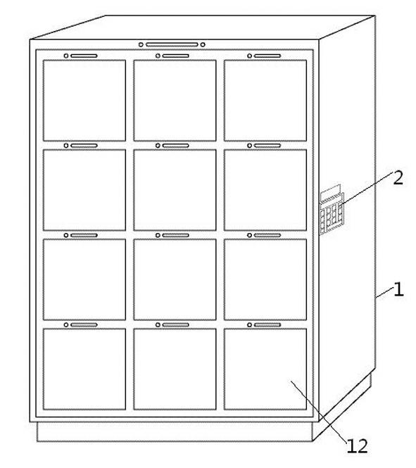 Intelligent multimedia terminal logistics equipment for fresh and alive agricultural and sideline products