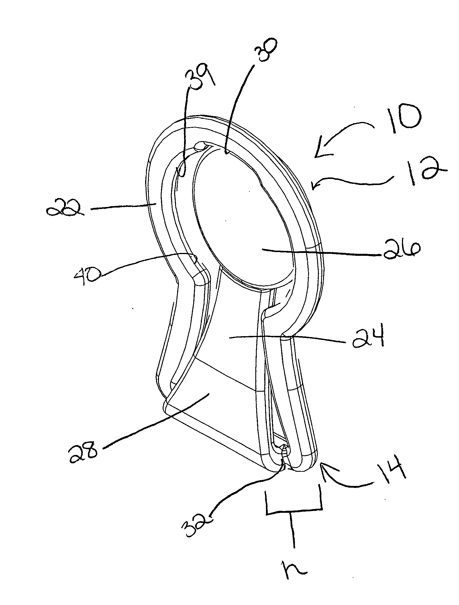 Temporary pants hemming / cuffing devices