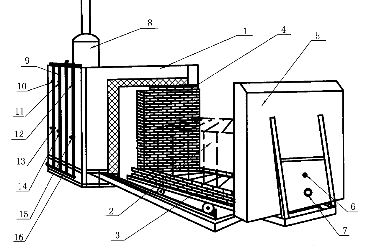 Device and method for carbonizing straw