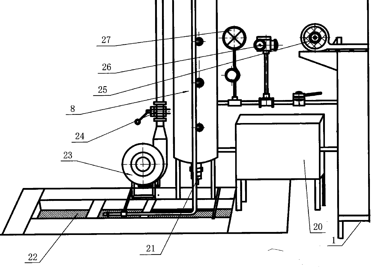 Device and method for carbonizing straw