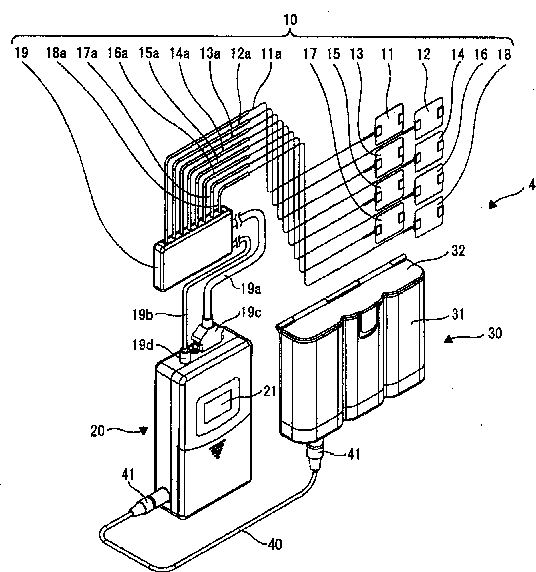 Medical equipment storage belt