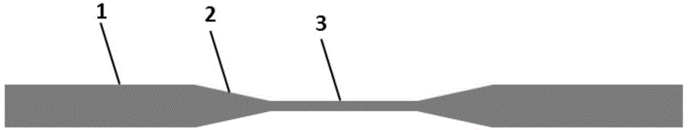 Method for efficient deposition of tungsten sulfide on side surface of tapered optical fiber