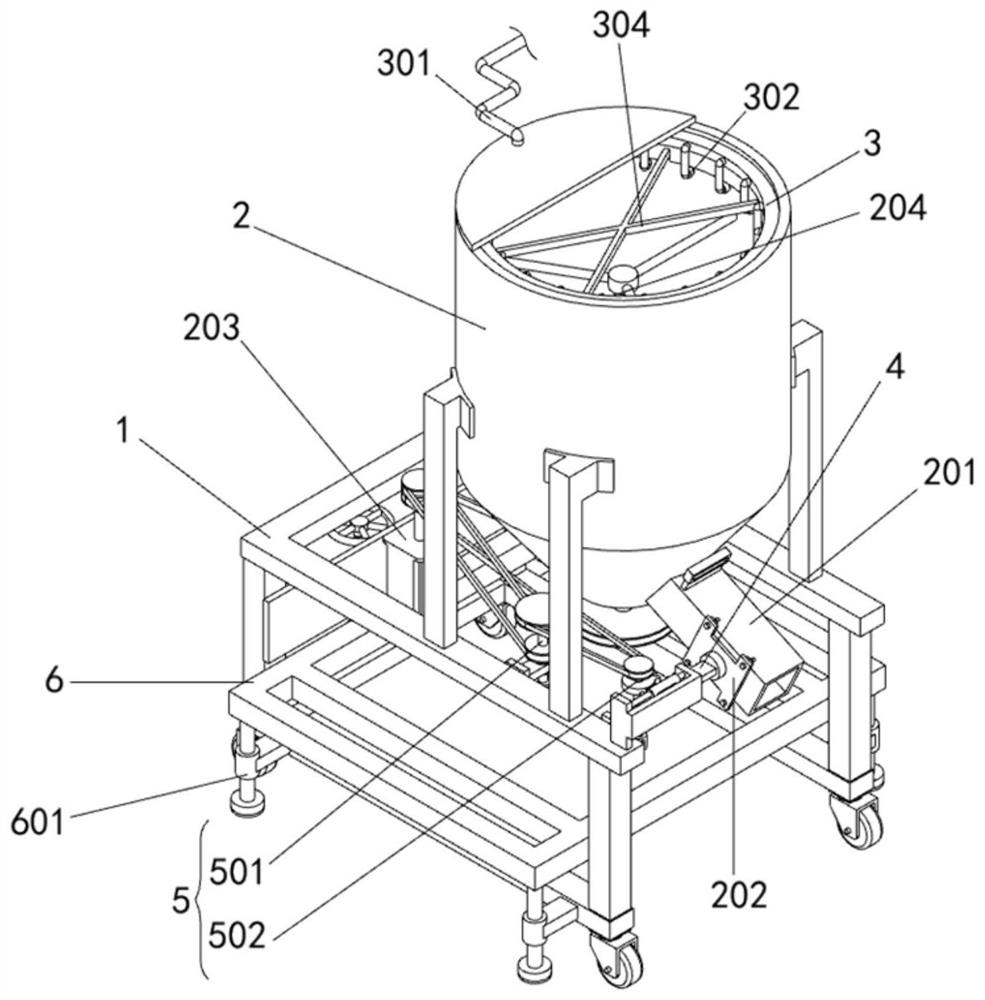 Rapid particle medicine preparation device based on ovarian malignant tumors