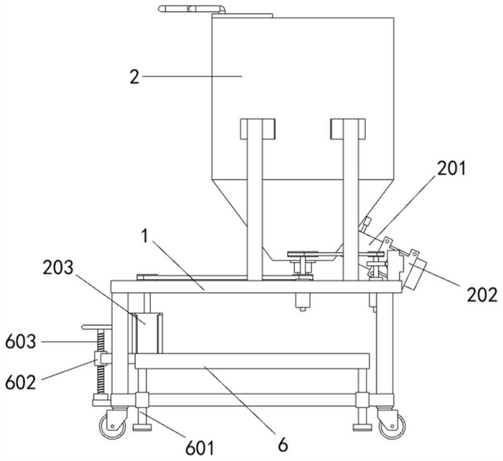 Rapid particle medicine preparation device based on ovarian malignant tumors