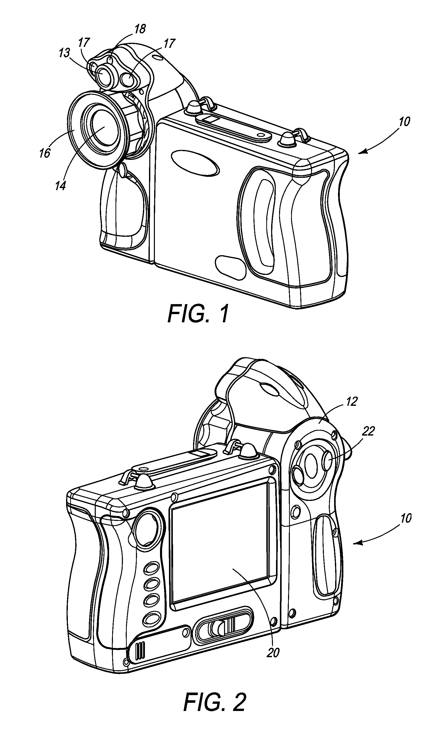 Visible light and IR combined image camera