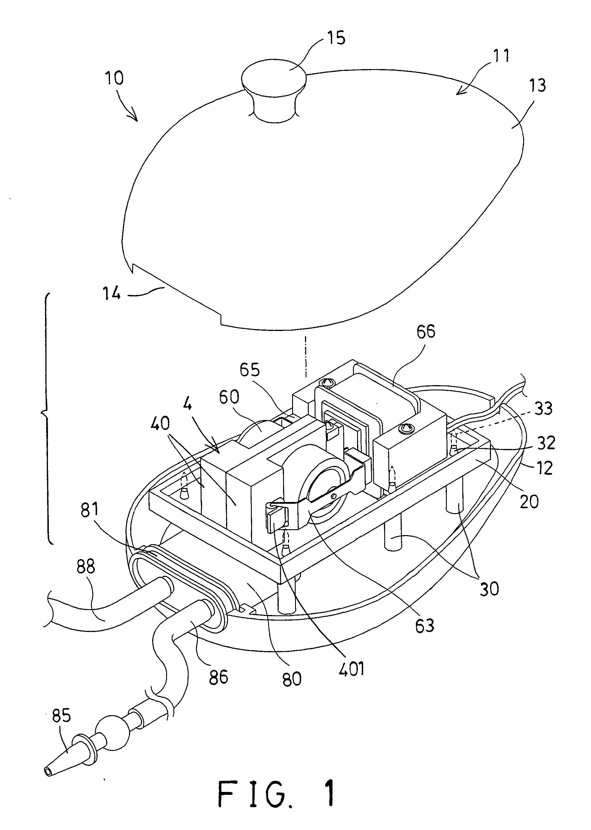 Snivel removing device