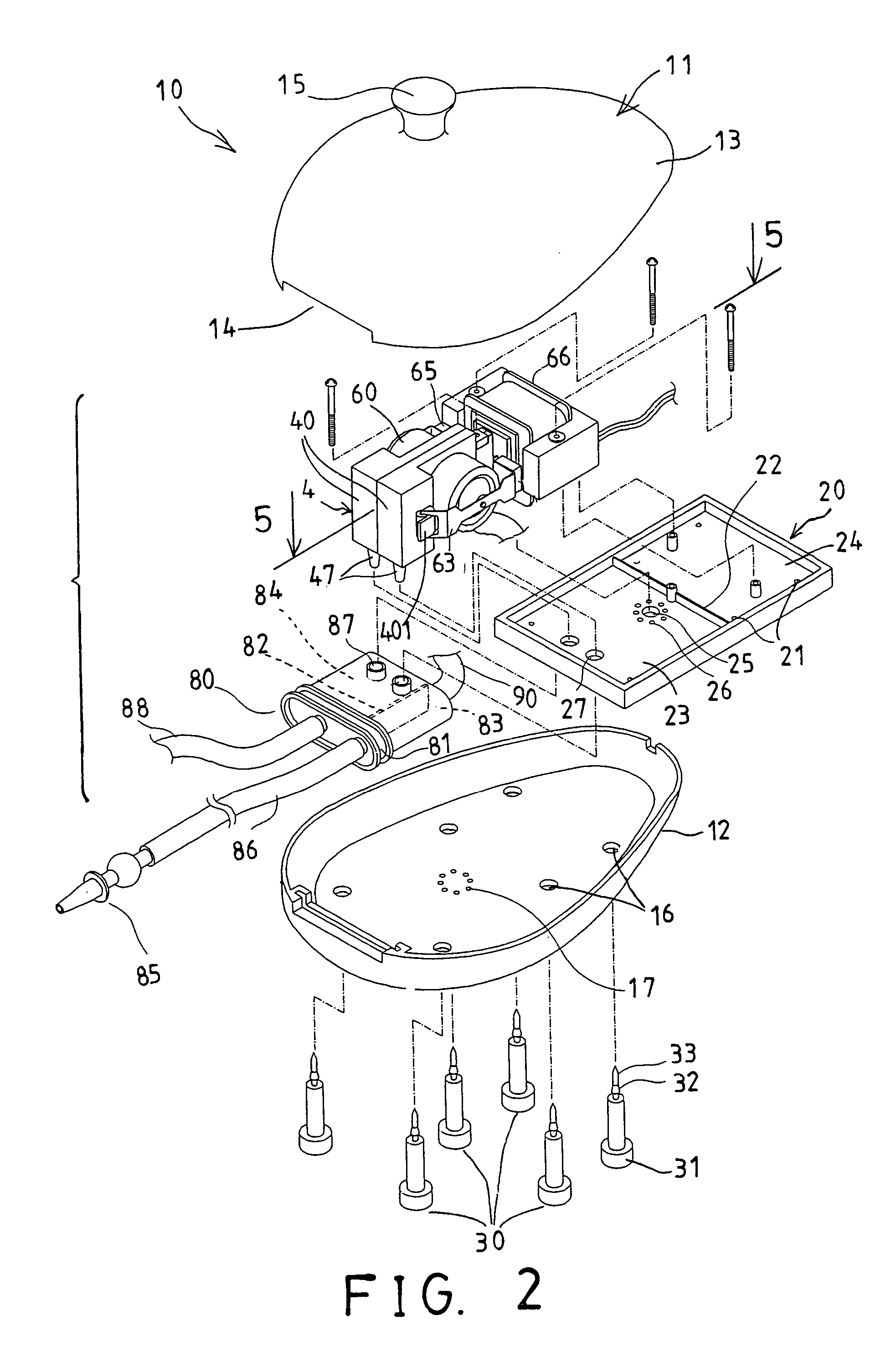 Snivel removing device