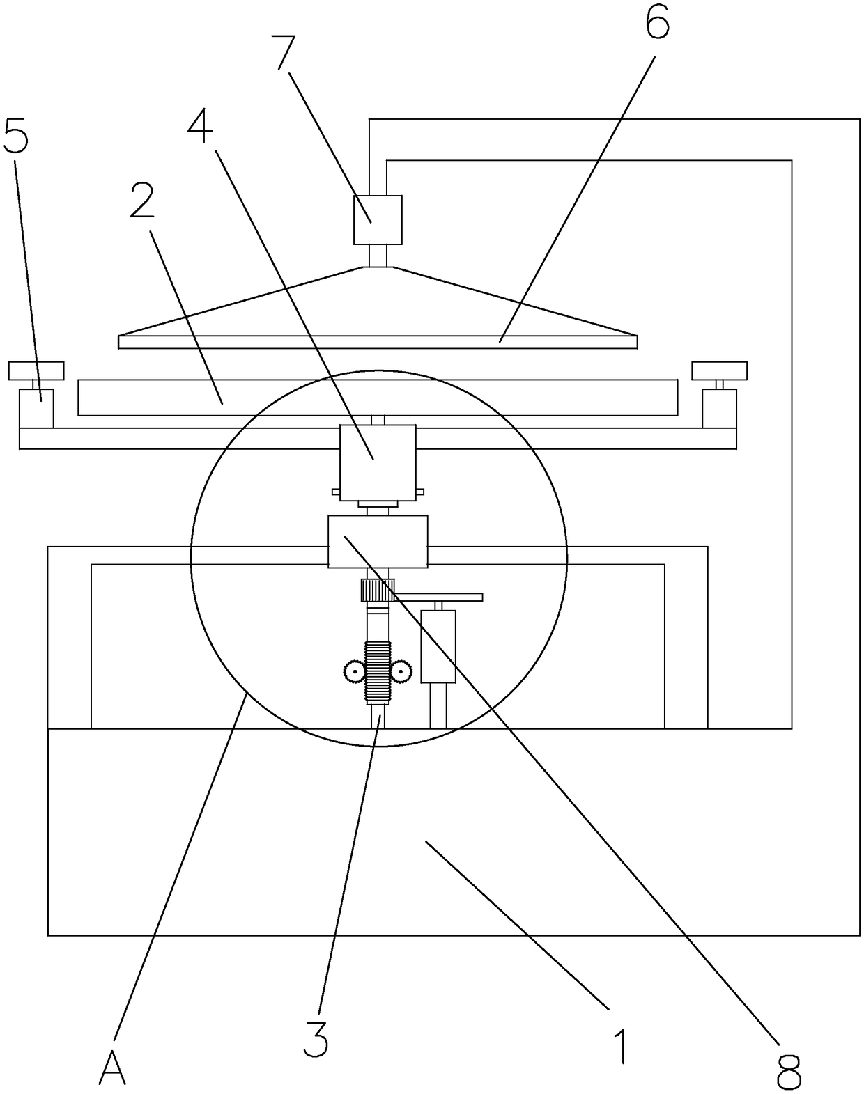 Round glass polisher