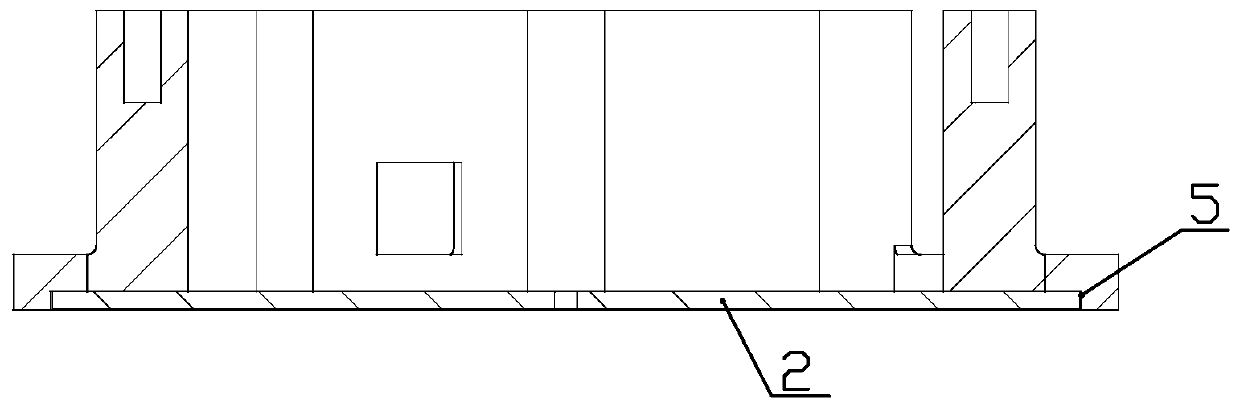 A Hall thruster mounting bracket