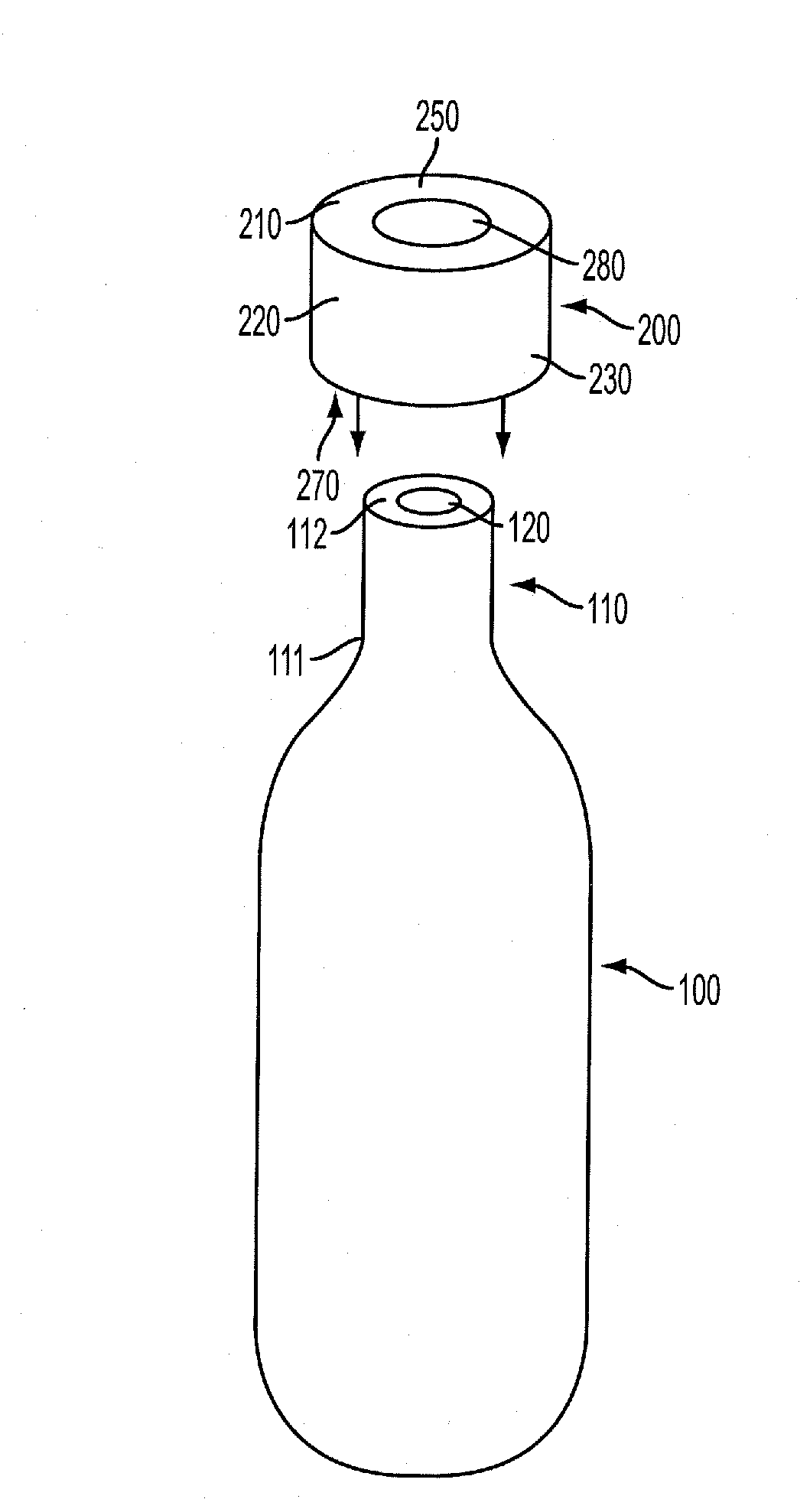 Method and apparatus for gas cylinder sealing