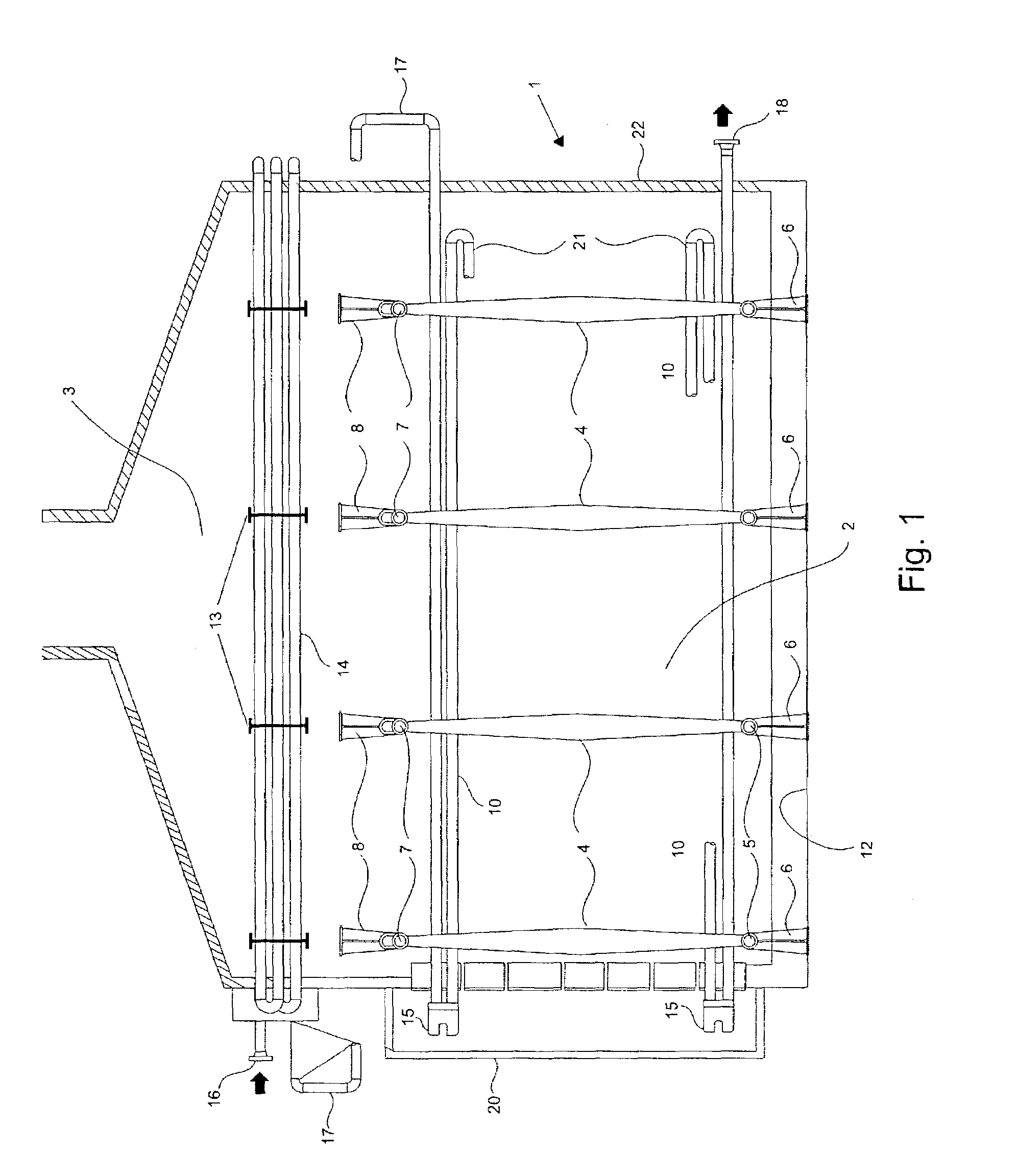 Double-fired processing furnace