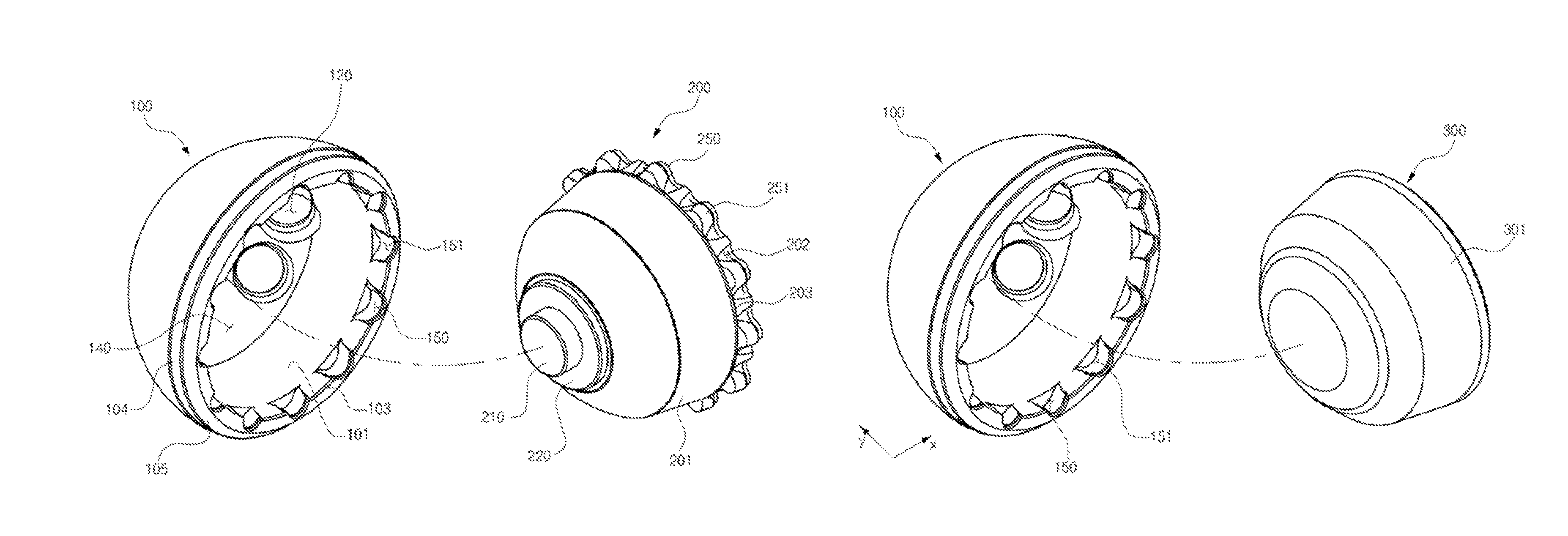 Acetabular cup for an artificial hip joint and bearing, and acetabular cup assembly