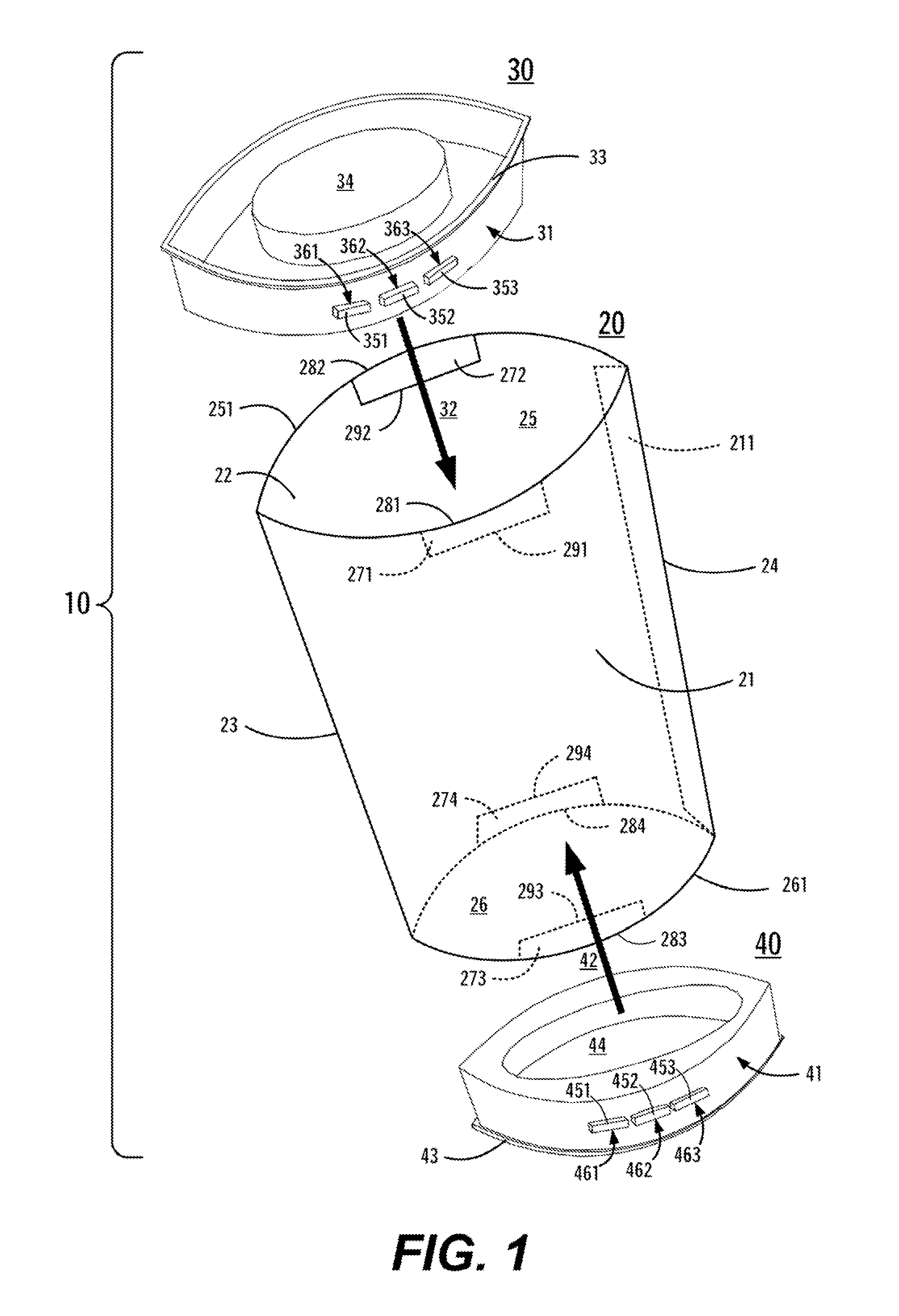 Locking arrangement for sleeve-and-endcap package