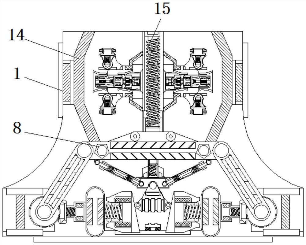 Liquid pesticide anti-overflow type spraying equipment applied to agricultural pesticide spraying