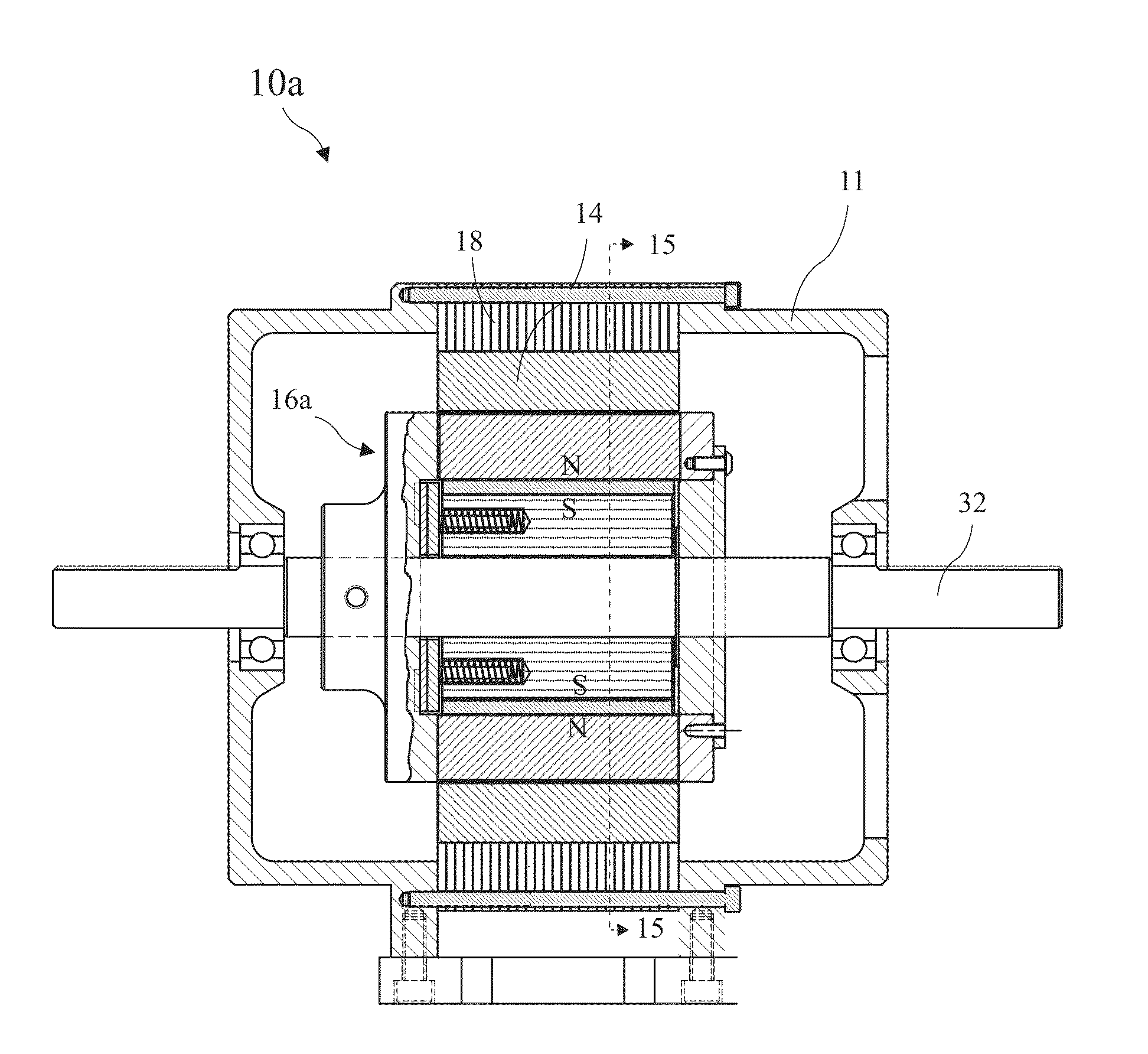 Hybrid Induction Motor with Self Aligning Permanent Magnet Inner Rotor