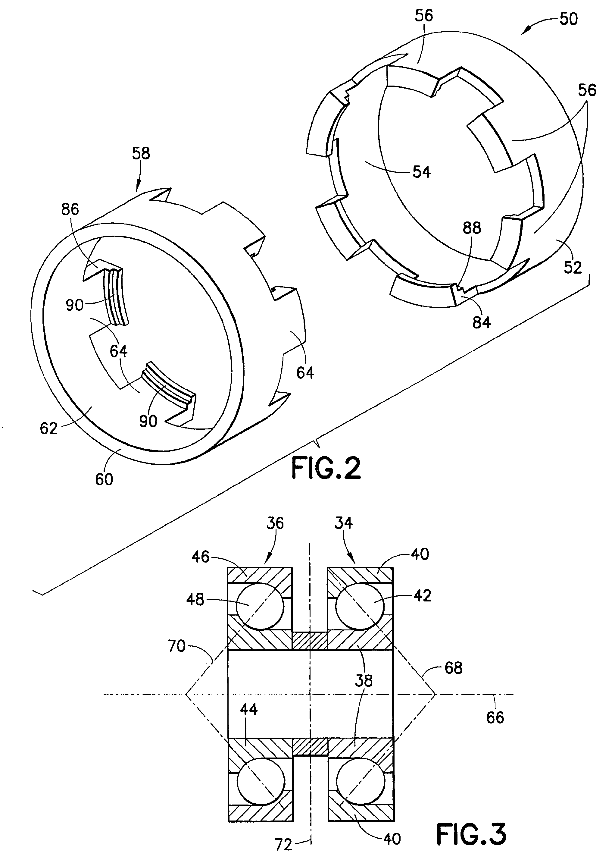 Bearing preload cage assembly