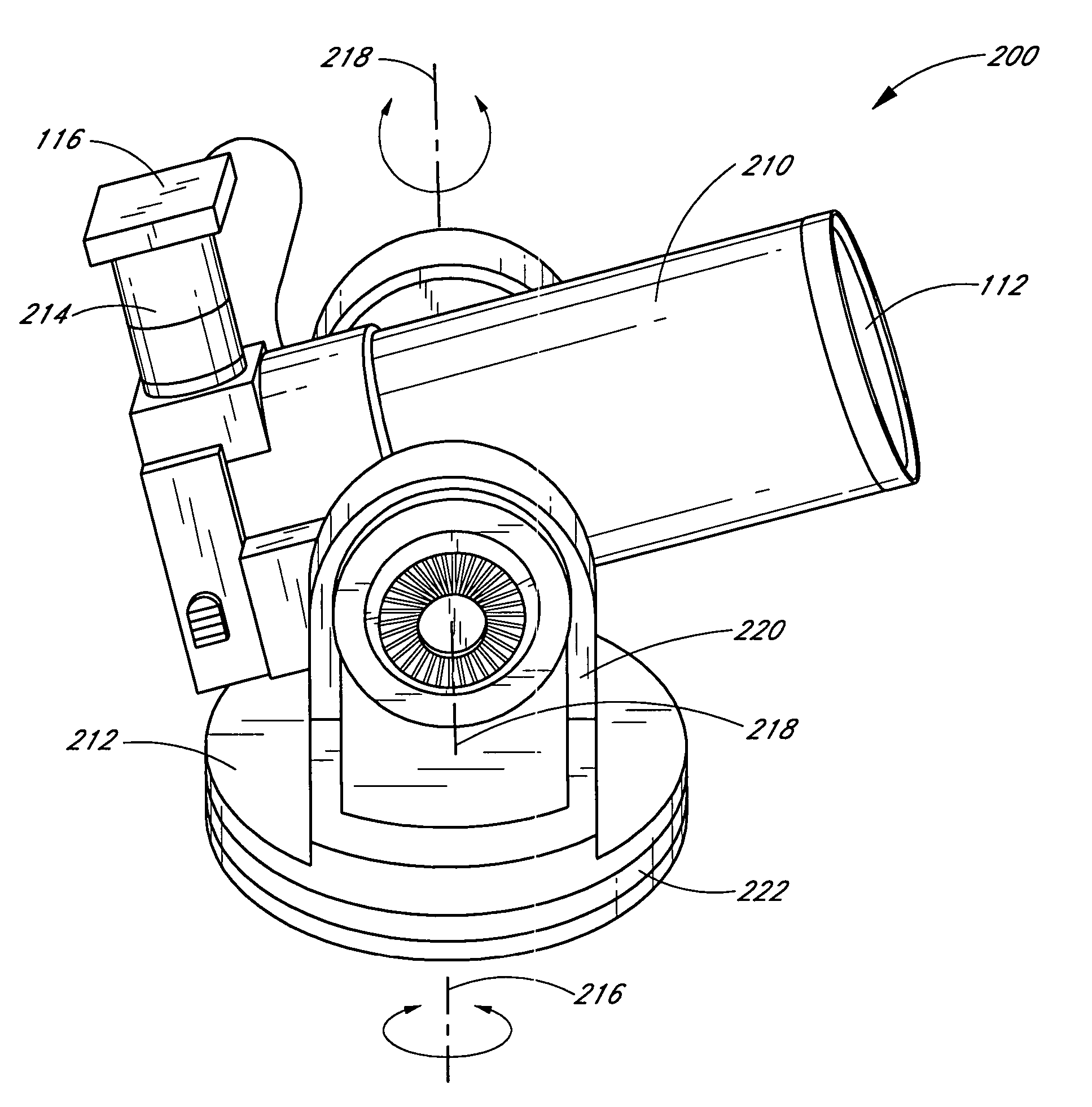 Self-aligning telescope